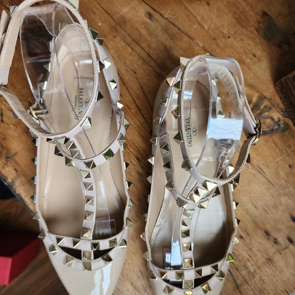 Valentino Rockstud Ankle Wrap flats - Picture 6 of 8